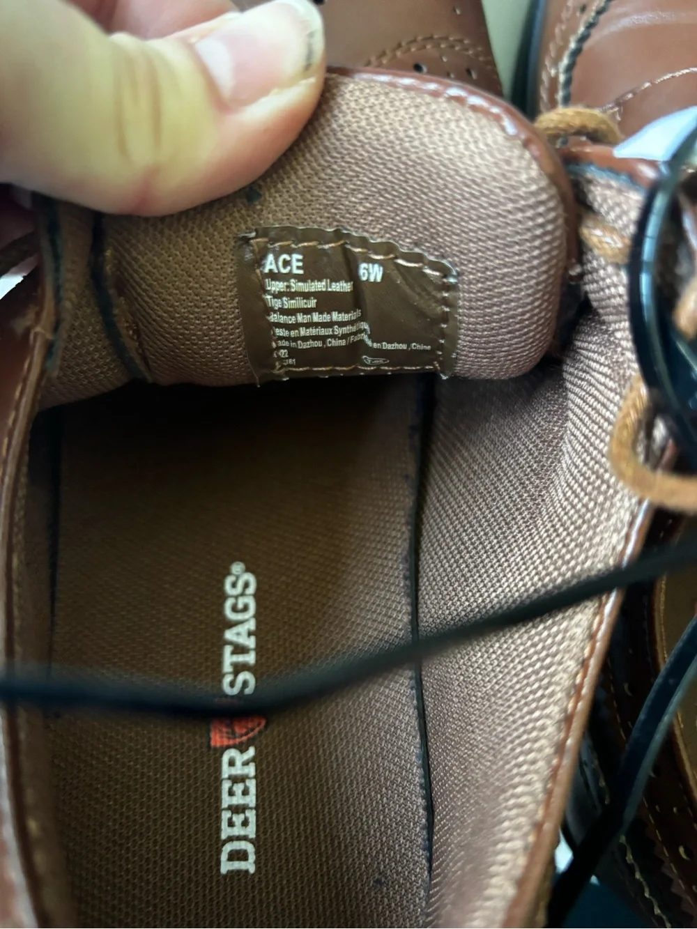 Boys brown dress shoes size 6